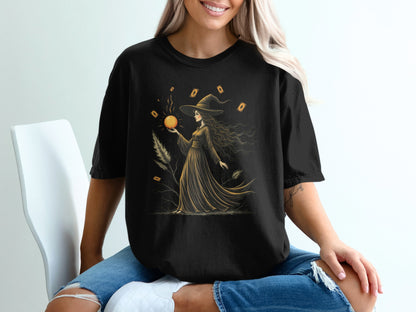 Enchanting Witch Design Halloween Themed Shirt product type