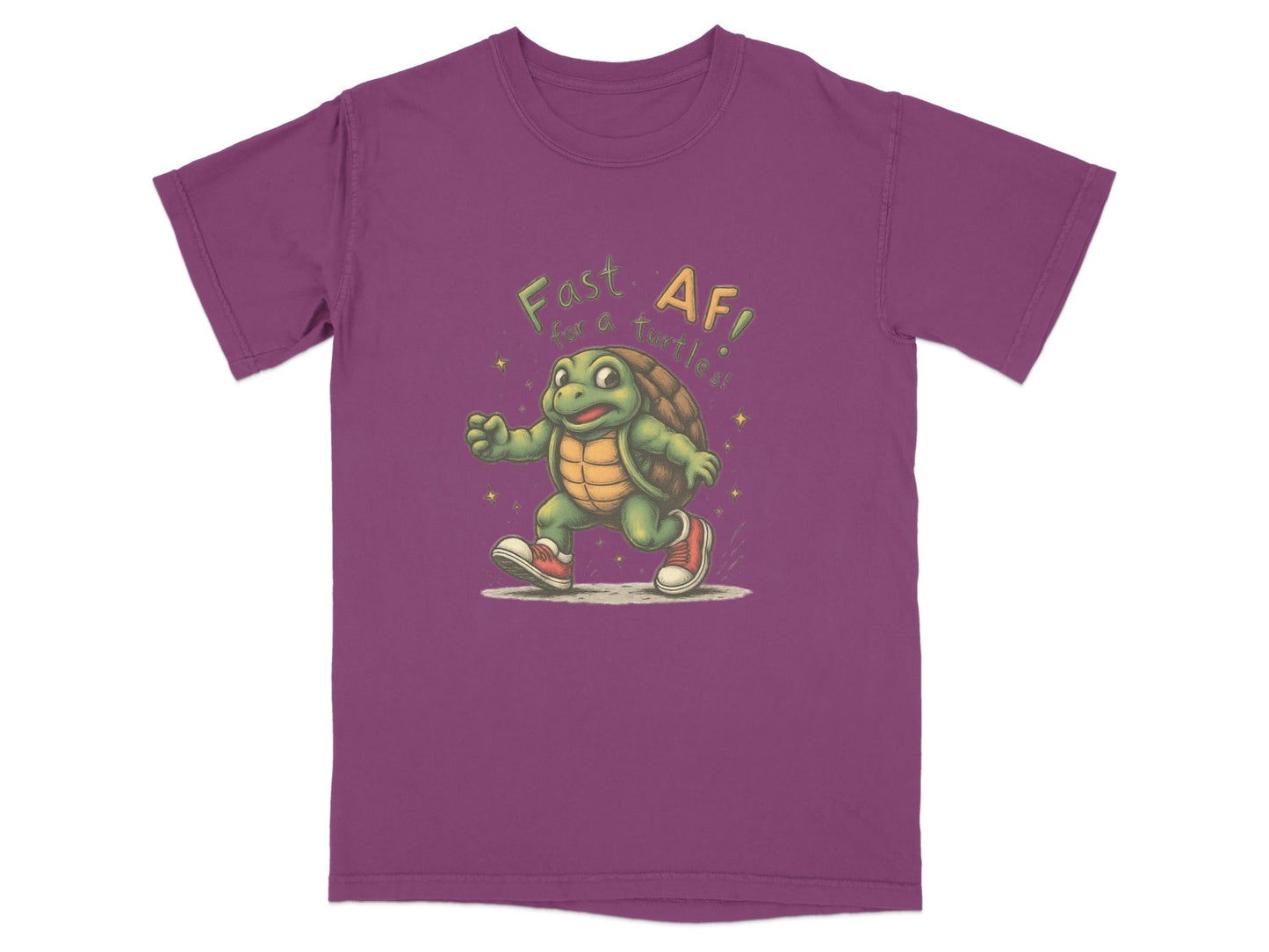 Fast AF for a Turtles Graphic Novelty Design Premium T-Shirt - IconVexa