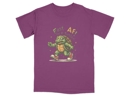 Fast AF for a Turtles Graphic Novelty Design Premium T-Shirt - IconVexa