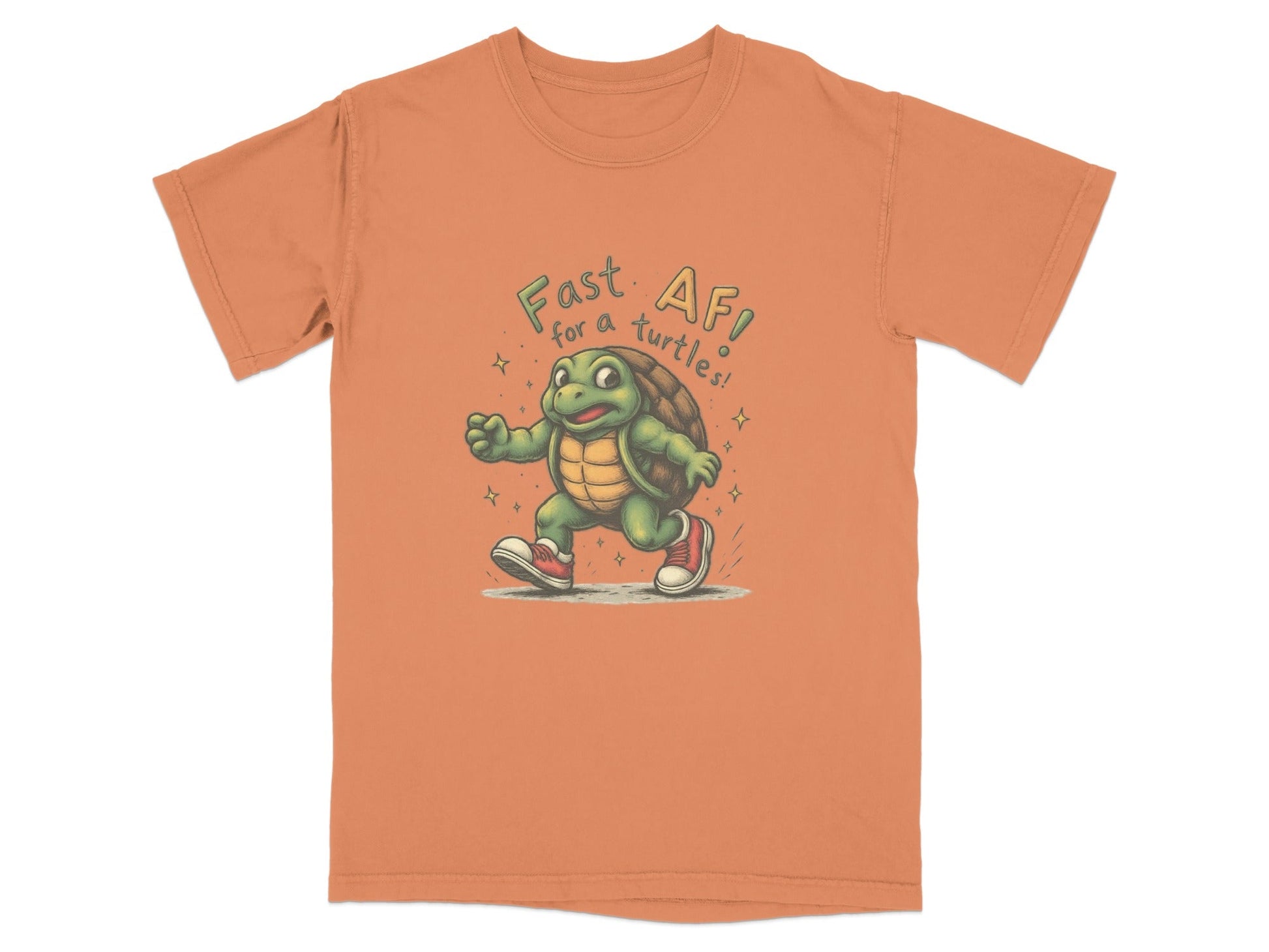 Fast AF for a Turtles Graphic Novelty Design Premium T-Shirt - IconVexa