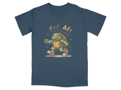 Fast AF for a Turtles Graphic Novelty Design Premium T-Shirt - IconVexa