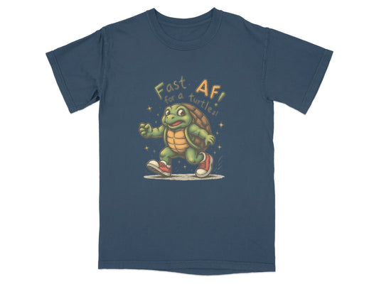Fast AF for a Turtles Graphic Novelty Design Premium T-Shirt - IconVexa