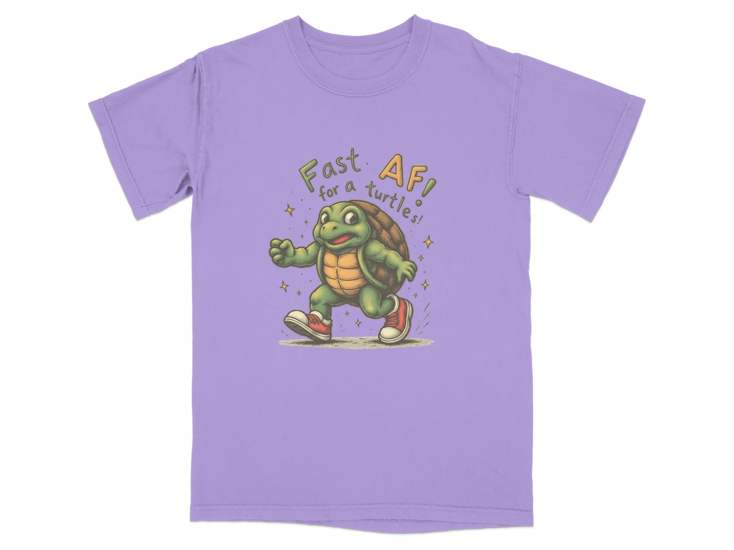 Fast AF for a Turtles Graphic Novelty Design Premium T-Shirt - IconVexa