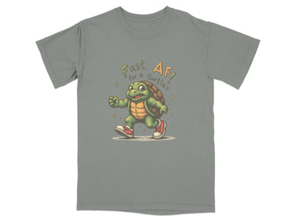 Fast AF for a Turtles Graphic Novelty Design Premium T-Shirt - IconVexa