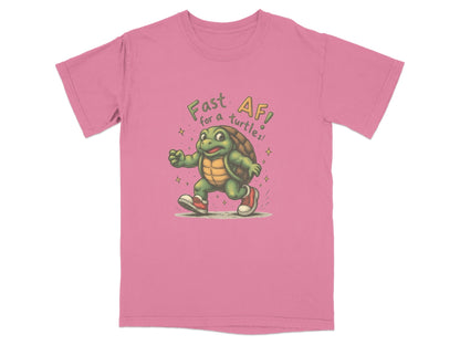 Fast AF for a Turtles Graphic Novelty Design Premium T-Shirt - IconVexa
