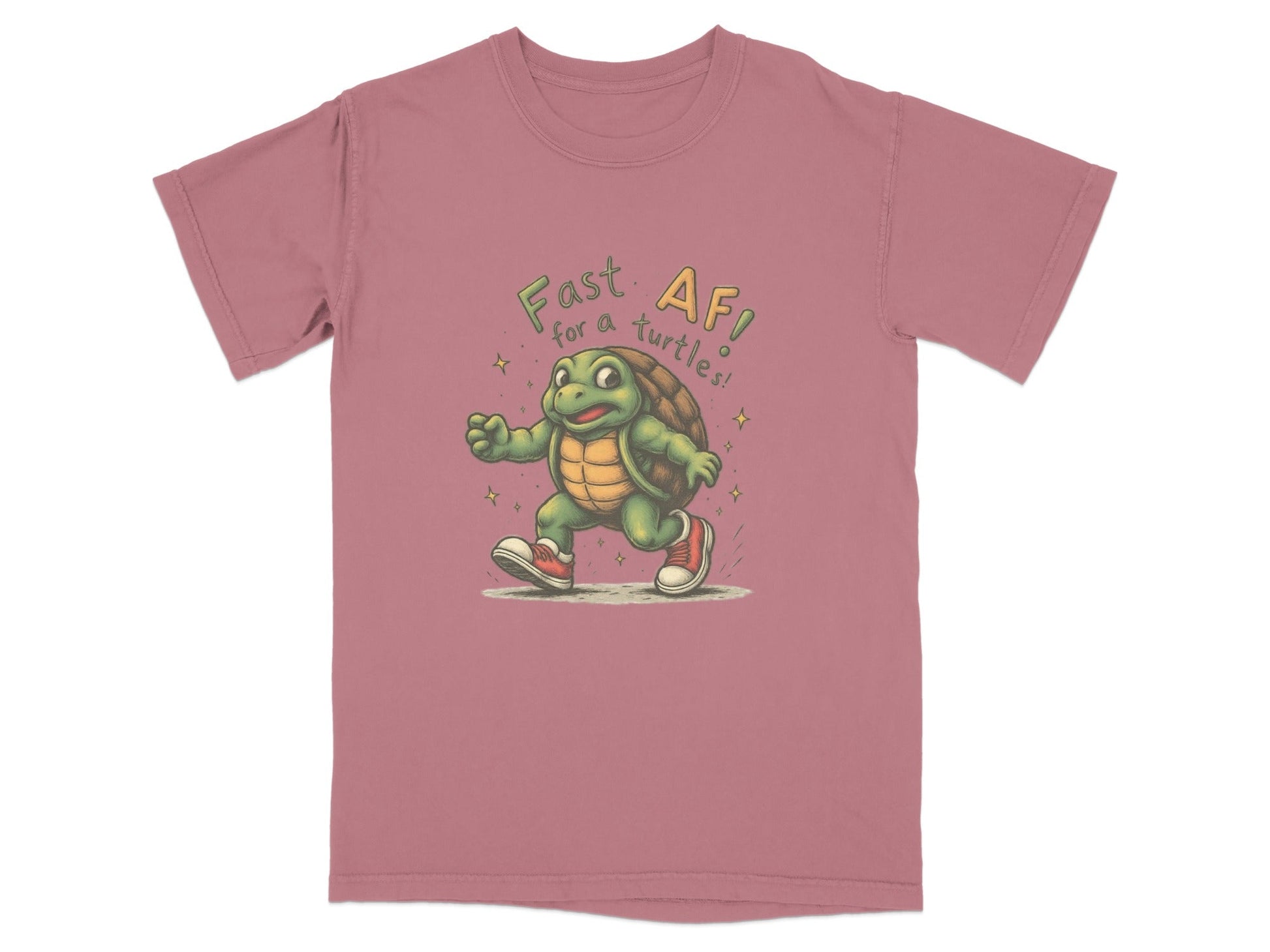 Fast AF for a Turtles Graphic Novelty Design Premium T-Shirt - IconVexa