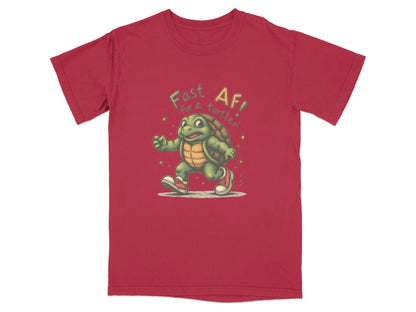 Fast AF for a Turtles Graphic Novelty Design Premium T-Shirt - IconVexa