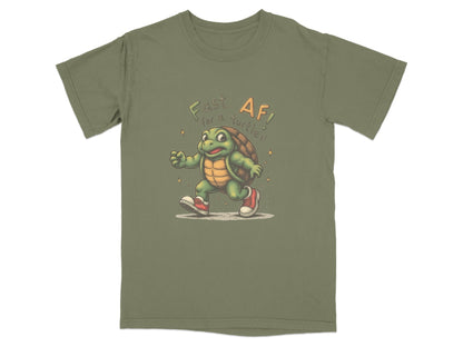 Fast AF for a Turtles Graphic Novelty Design Premium T-Shirt - IconVexa