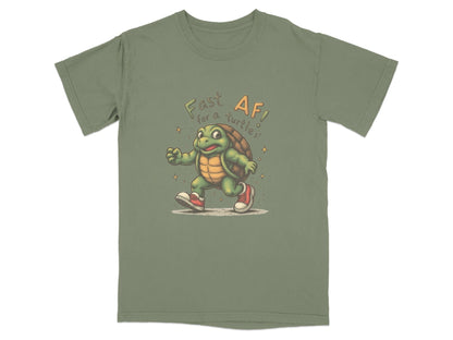 Fast AF for a Turtles Graphic Novelty Design Premium T-Shirt - IconVexa