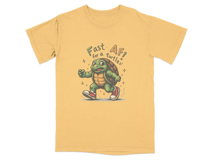 Fast AF for a Turtles Graphic Novelty Design Premium T-Shirt - IconVexa