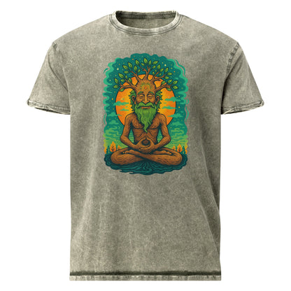 Forest Spirit Yoga Tee | Earthy Meditation Shirt | Boho Nature Lover T-Shirt - IconVexa