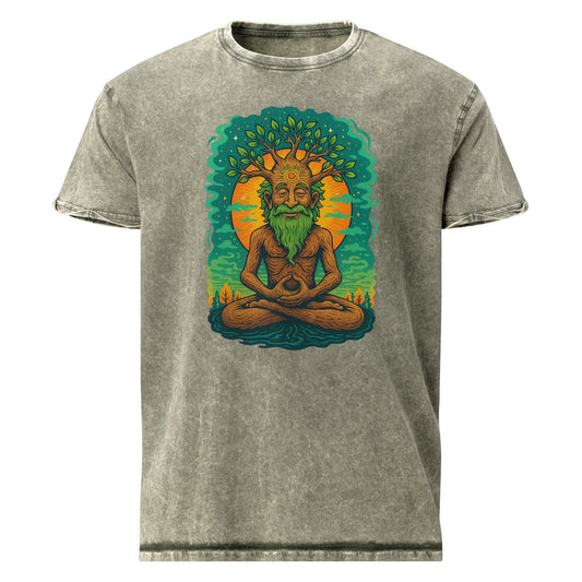 Forest Spirit Yoga Tee | Earthy Meditation Shirt | Boho Nature Lover T-Shirt - IconVexa