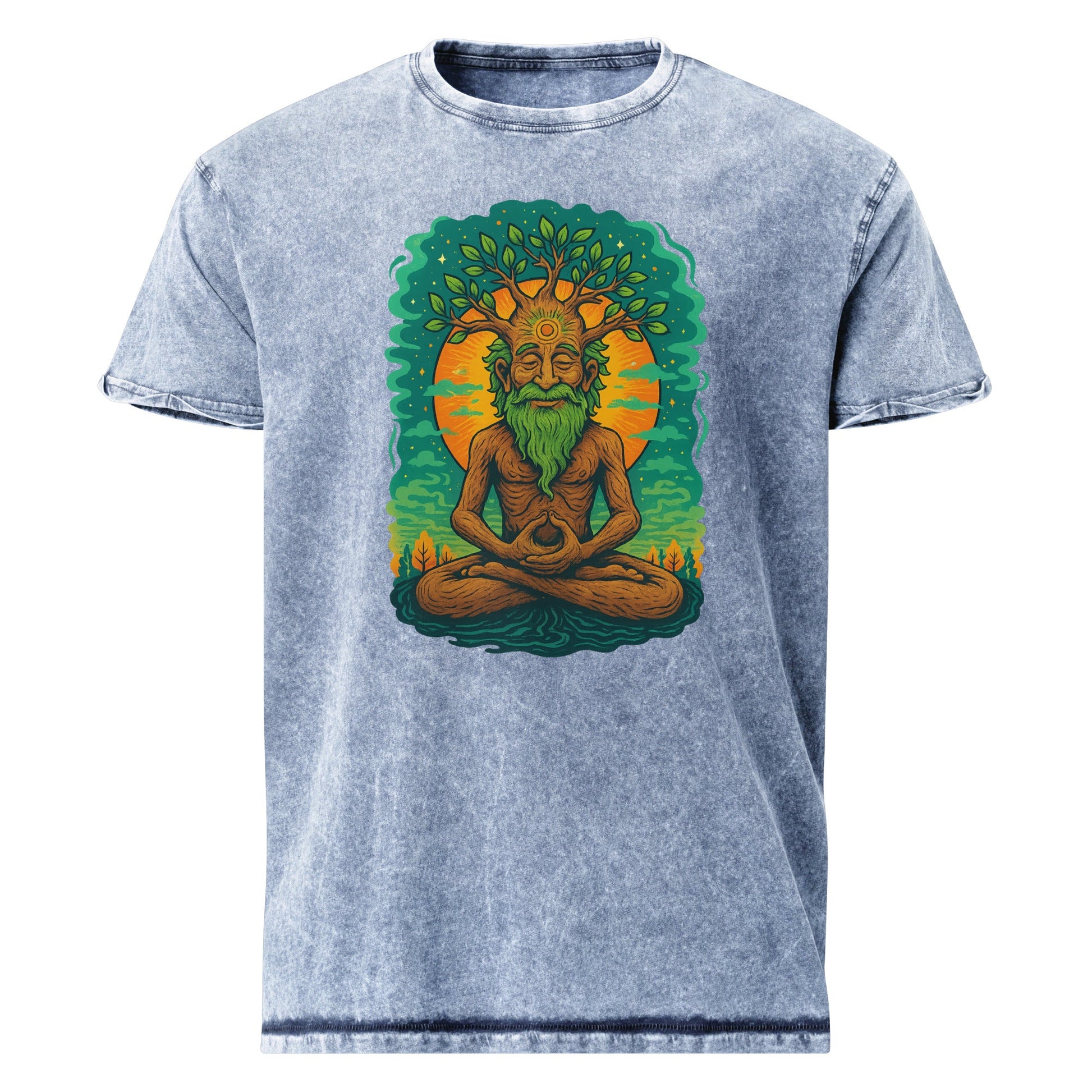 Forest Spirit Yoga Tee | Earthy Meditation Shirt | Boho Nature Lover T-Shirt - IconVexa