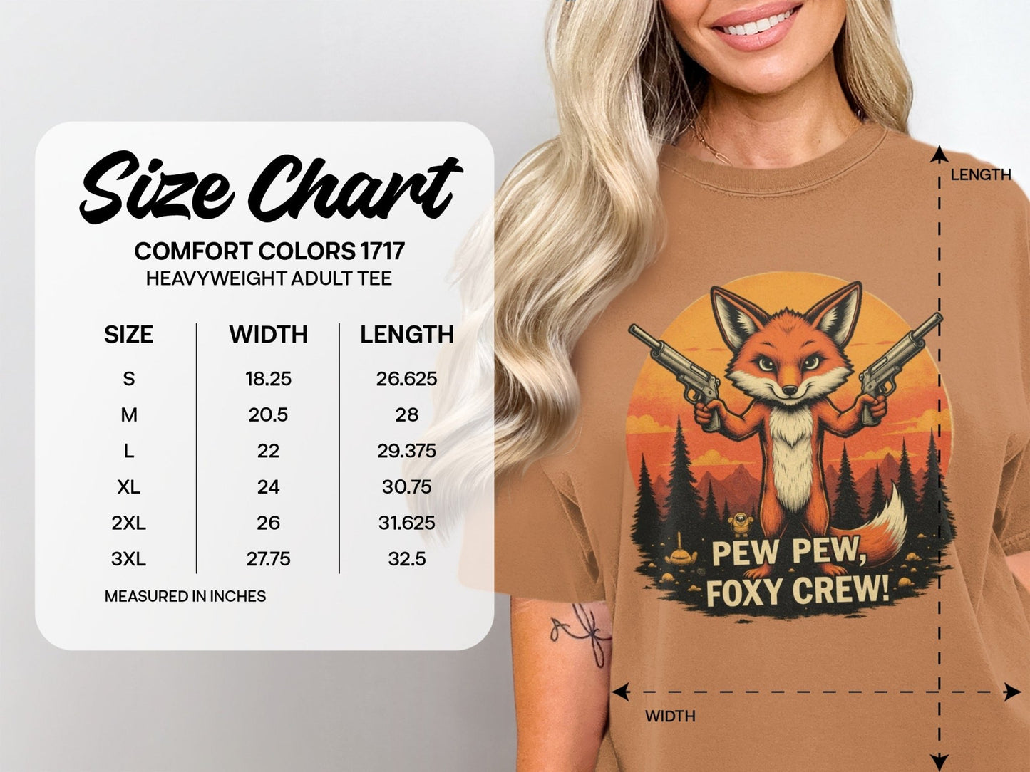 Foxy Crew T-Shirt, Pew Pew Shirt, Fox Shirt, Animal T-Shirt, Funny Tee Shirt, Graphic T-Shirt, Cartoon Fox Tee, Unisex T-Shirt - IconVexa
