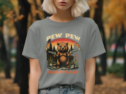 Funny Beaver T-Shirt, Pew Pew Shirt, Madfakas Tee, Meme T-Shirt, Animal Shirt, Graphic Tee, Sarcastic Shirt, Novelty Shirt - IconVexa