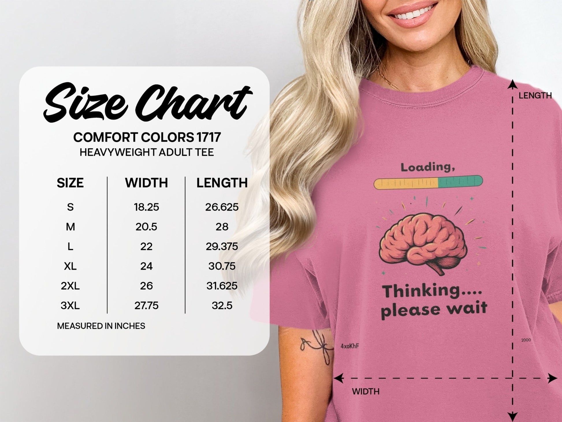 Funny Brain T-Shirt, Thinking Loading Tee, Sarcastic T-Shirt, Novelty Graphic T-Shirt, Geeky Shirt, Unisex T-Shirt, Gift for Thinkers - IconVexa