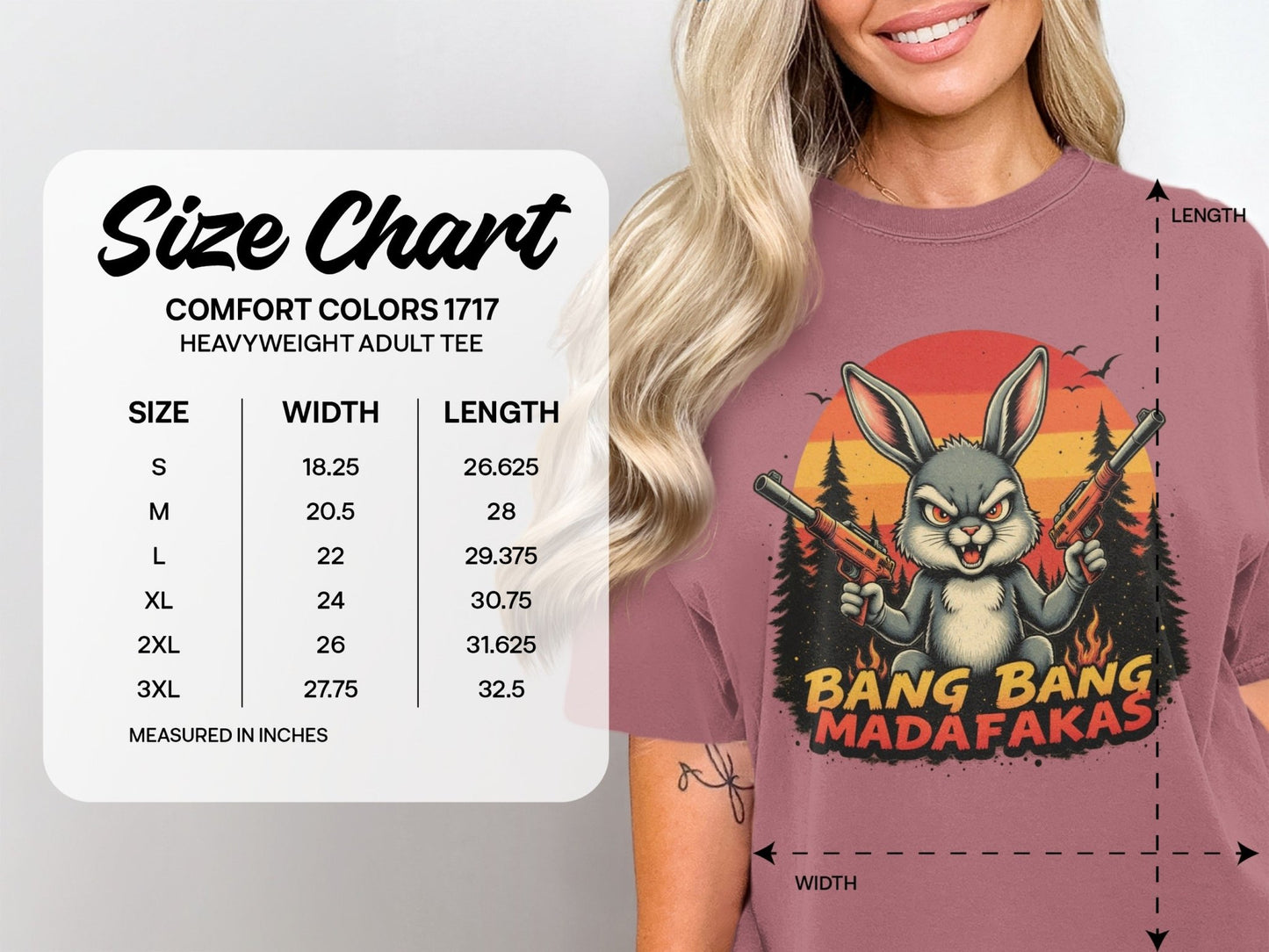 Funny Bunny T-Shirt, Gangster Rabbit Tee, Novelty Bunny Shirt, Sarcastic Bunny Tee, Animal Lover Shirt, Graphic T-Shirt, Unique Bunny Tee - IconVexa