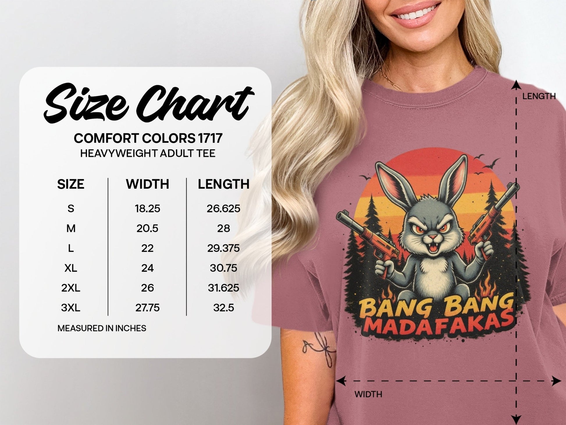 Funny Bunny T-Shirt, Gangster Rabbit Tee, Novelty Bunny Shirt, Sarcastic Bunny Tee, Animal Lover Shirt, Graphic T-Shirt, Unique Bunny Tee - IconVexa