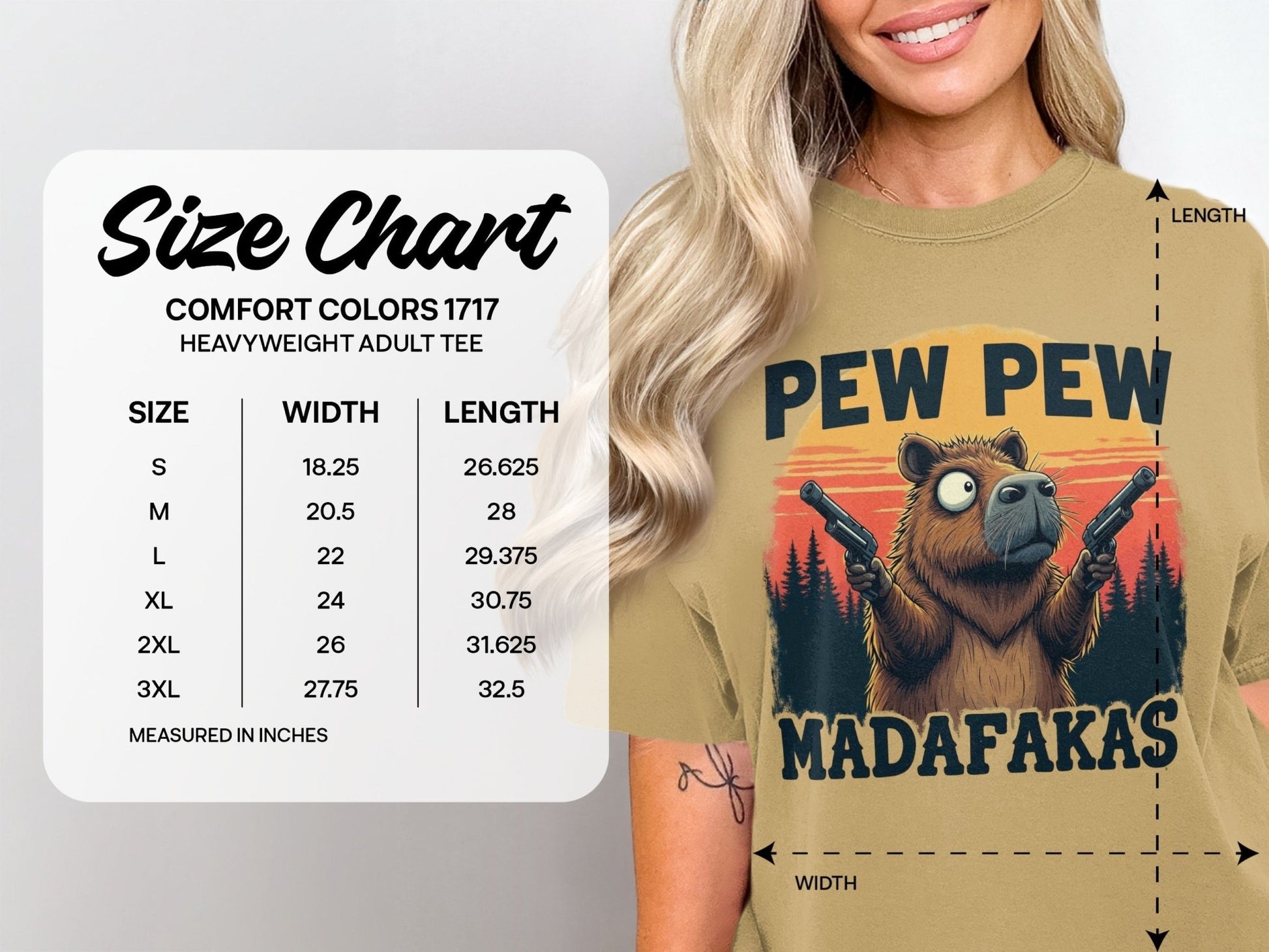 Funny Capybara T-Shirt, Pew Pew Madafakas Tee, Cute Rodent Shirt, Unique Animal Graphic, Trendy Novelty Apparel, Gift Idea for Her Him - IconVexa