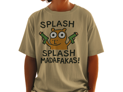Funny Otter T-Shirt, Splash Madafakas Tee, Cute Animal Shirt, Water Gun Shirt, Sarcastic Gift, Graphic Tee, Unisex Shirt, Trendy T-Shirt - IconVexa