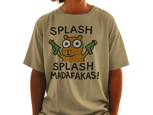 Funny Otter T-Shirt, Splash Madafakas Tee, Cute Animal Shirt, Water Gun Shirt, Sarcastic Gift, Graphic Tee, Unisex Shirt, Trendy T-Shirt - IconVexa