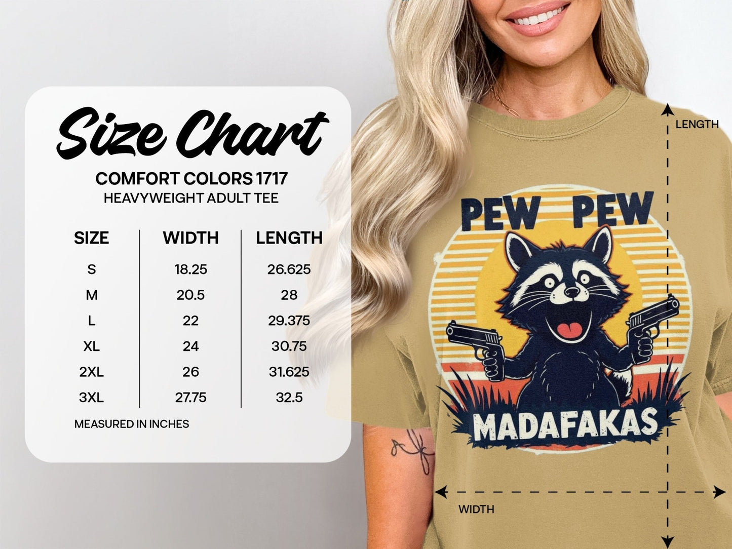 Funny Raccoon T-Shirt, Pew Pew Madafakas Shirt, Graphic Tee, Animal Lover Gift, Sarcastic Tee, Trendy T-Shirt, Humor T-Shirt, Gift for Her - IconVexa
