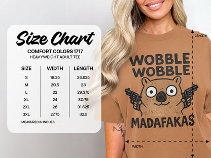 Funny Wombat T-Shirt, Gangster Wombat Shirt, Animal Lover Gift, Meme Shirt, Trendy T-Shirt, Graphic Tee, Cute Animal Shirt, Funny Gift - IconVexa