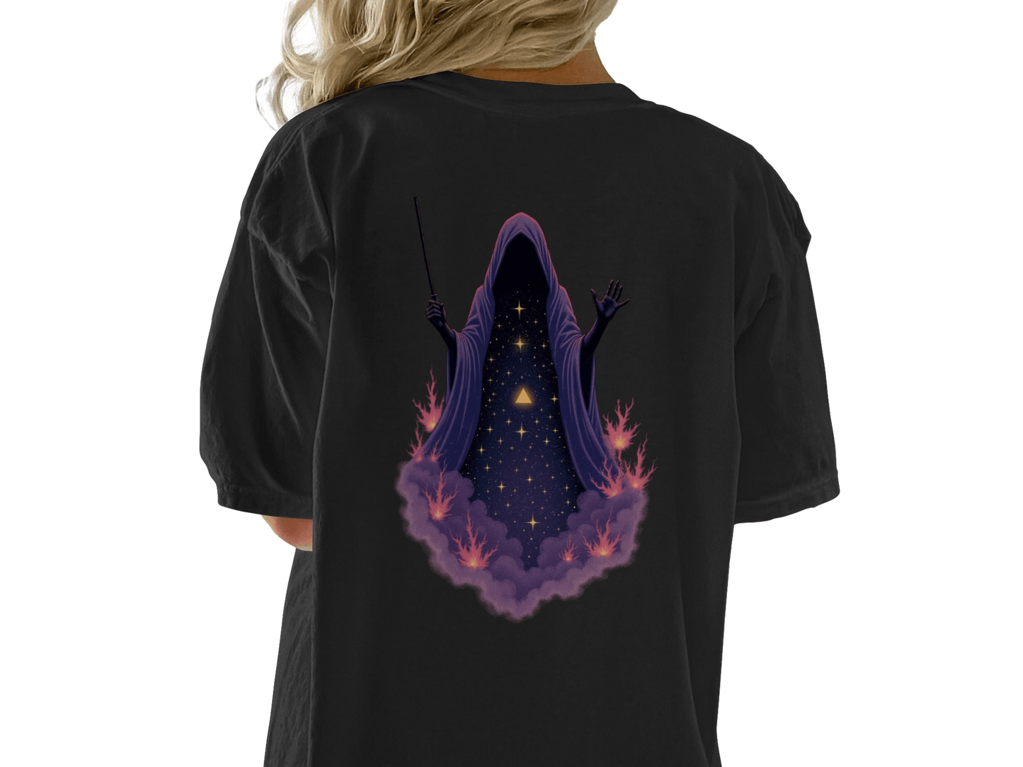 Grim Reaper T Shirt, Wizard T Shirt, Halloween T Shirt, Grim Reaper Graphic Tee, Wizard Graphic Tee, Occult T Shirt, Gift for Him, Gift for - IconVexa