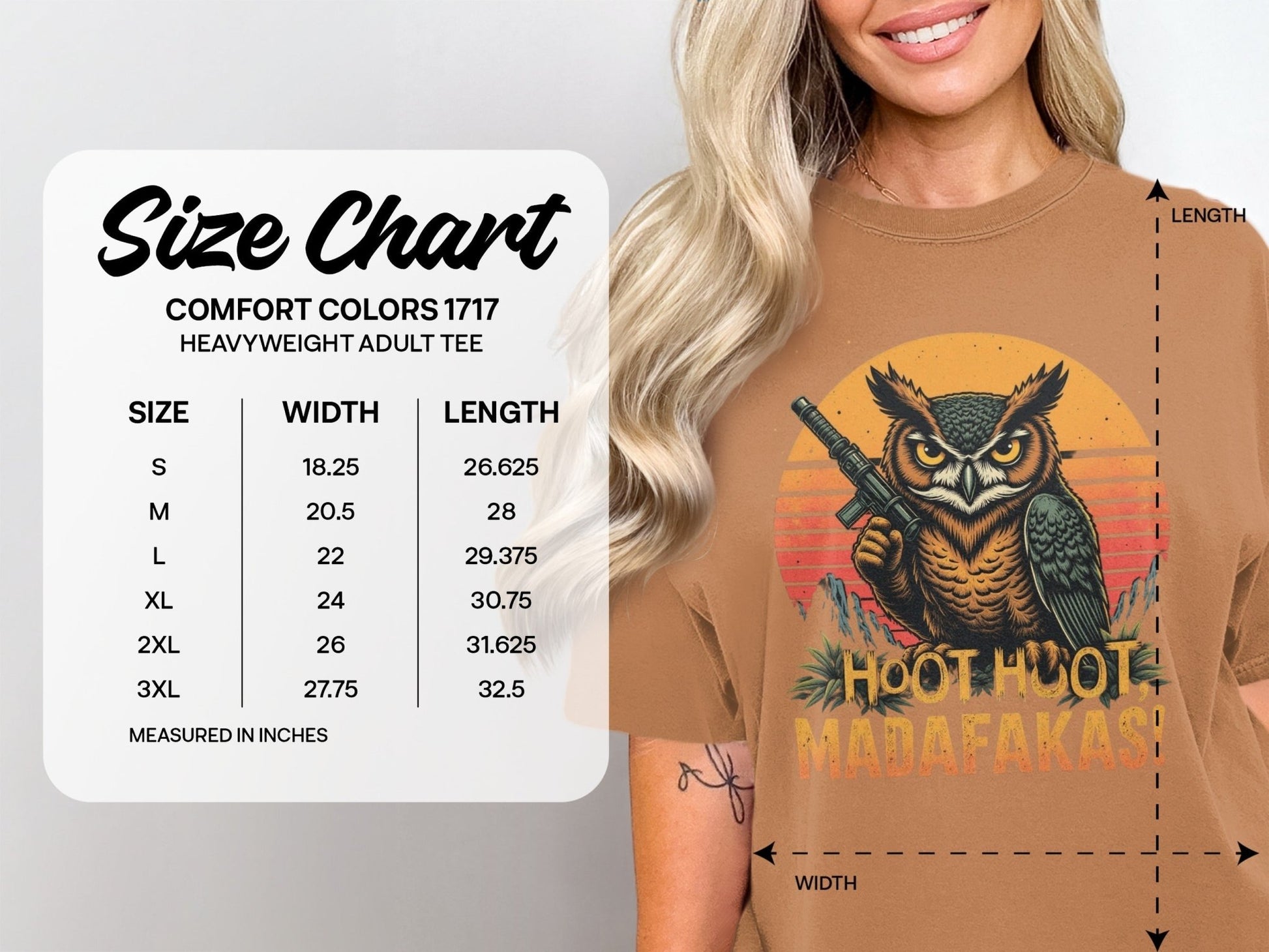 Owl T-Shirt, Hoot Hoot Madakafakas Tee, Funny Owl Shirt, Gun T-Shirt, Meme T-Shirt, Unique Owl Design Tee, Gift T-Shirt - IconVexa