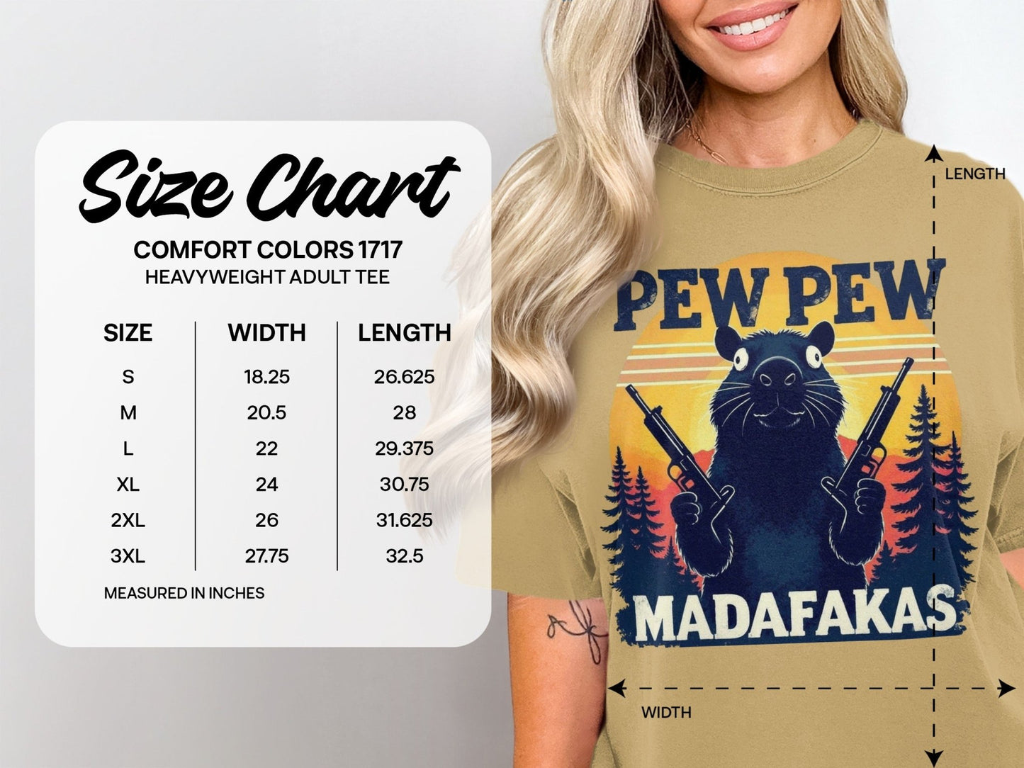 Pew Pew Madafakas T-Shirt, Funny Raccoon Tee, Animal Shirt, Graphic T-Shirt, Trendy T-Shirt, Sarcastic Shirt, Meme T-Shirt, Viral Shirt - IconVexa