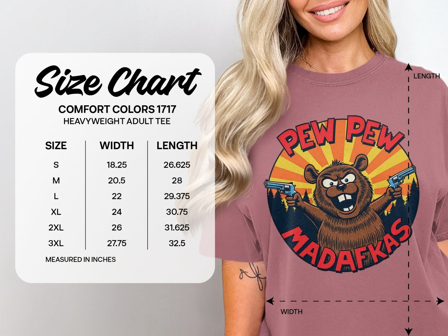 Pew Pew Madafkas Tee, Beaver Shirt, Funny T-Shirt, Cartoon T-Shirt, Animal Tee, Meme Shirt, Graphic Shirt, Novelty T-Shirt, Gift T-Shirt - IconVexa