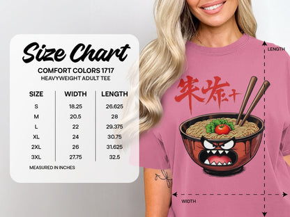 Ramen T-Shirt, Angry Ramen Bowl Tee, Noodle Shirt, Japanese Food, Funny Food Shirt, Ramen Lover Gift, Graphic Tee, Unisex T-Shirt, Foodie - IconVexa