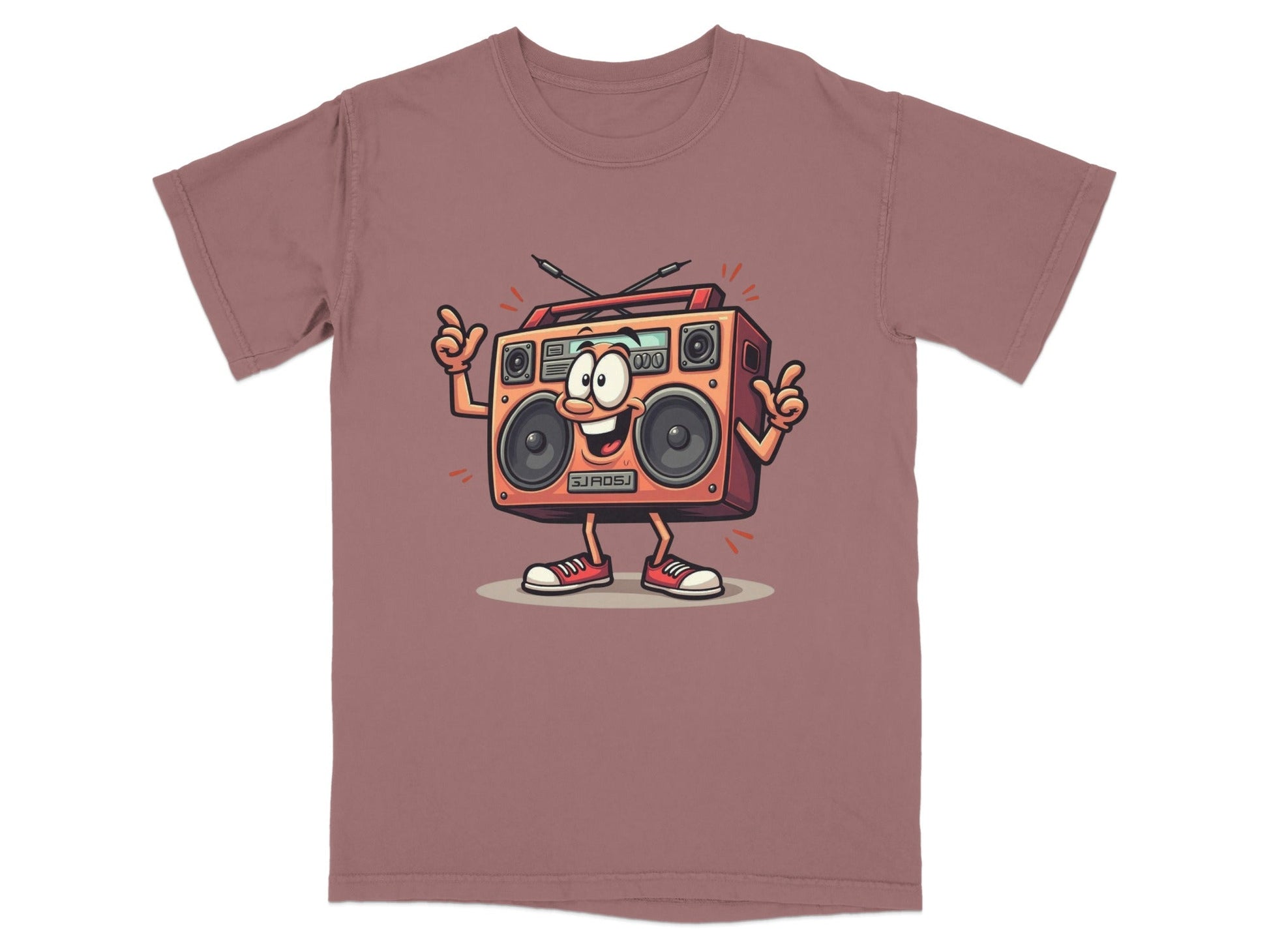 Retro Radio Cartoon Character Cool Audio System T-Shirt - IconVexa