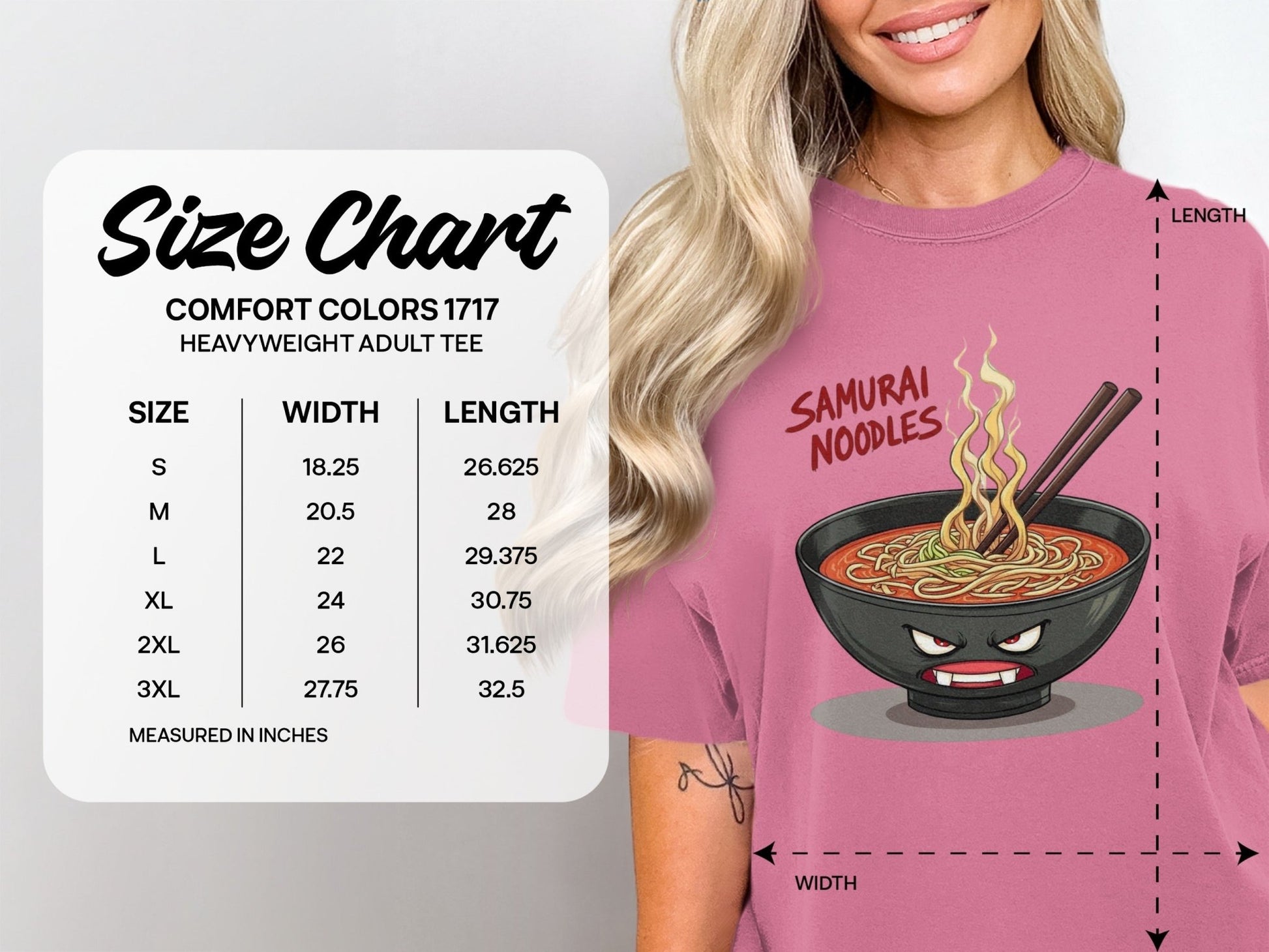 Samurai Noodles T-Shirt, Anime Ramen Shirt, Japanese Food Tee, Funny Food Shirt, Graphic Tee, Gift for Foodie, Unisex T-Shirt - IconVexa