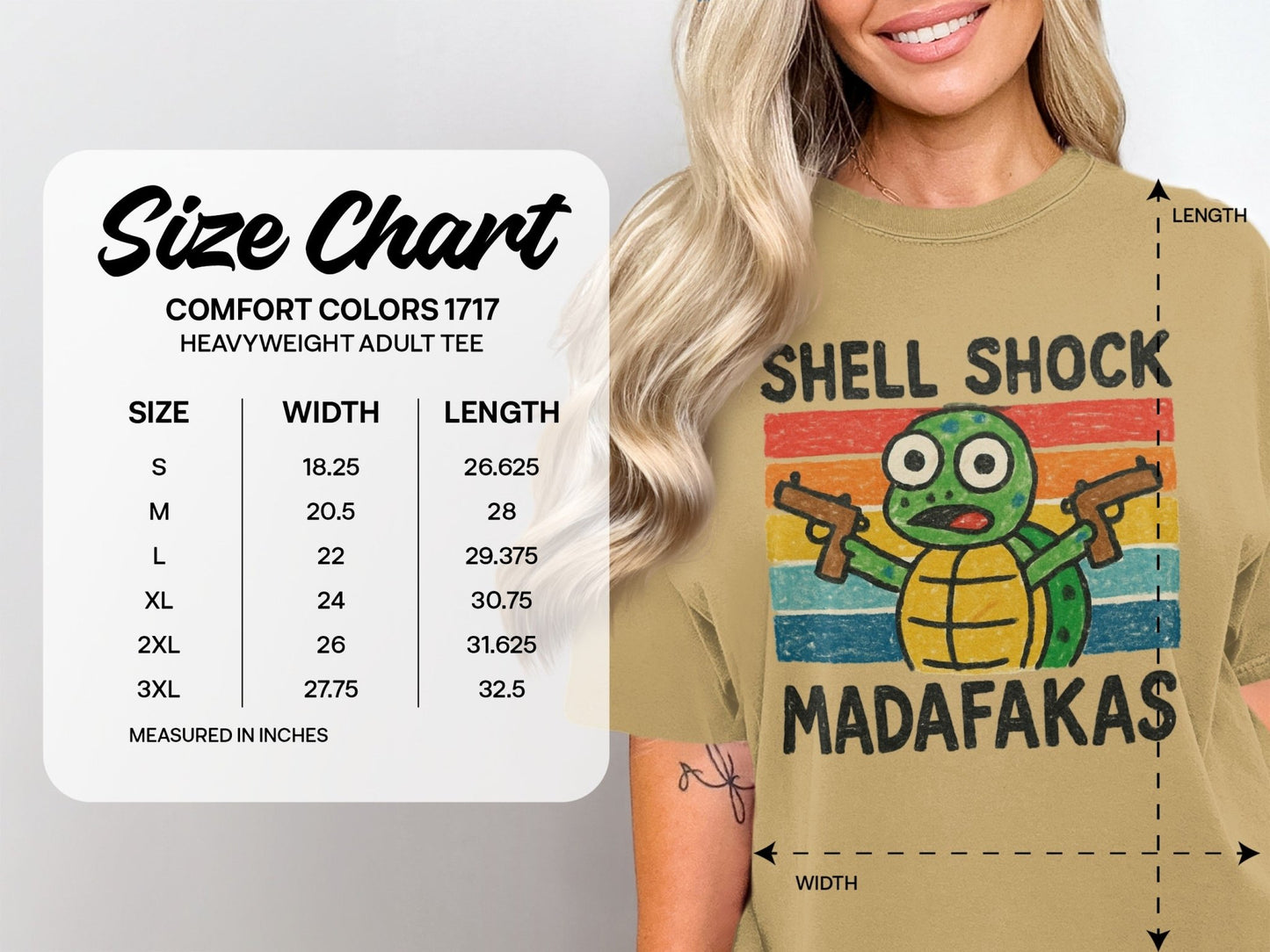Shell Shock Turtle T-Shirt, Funny Turtle Shirt, Retro Turtle Design, Cute Animal Tee, Unique Graphic Tee, Gift for Turtle Lovers, Cool - IconVexa