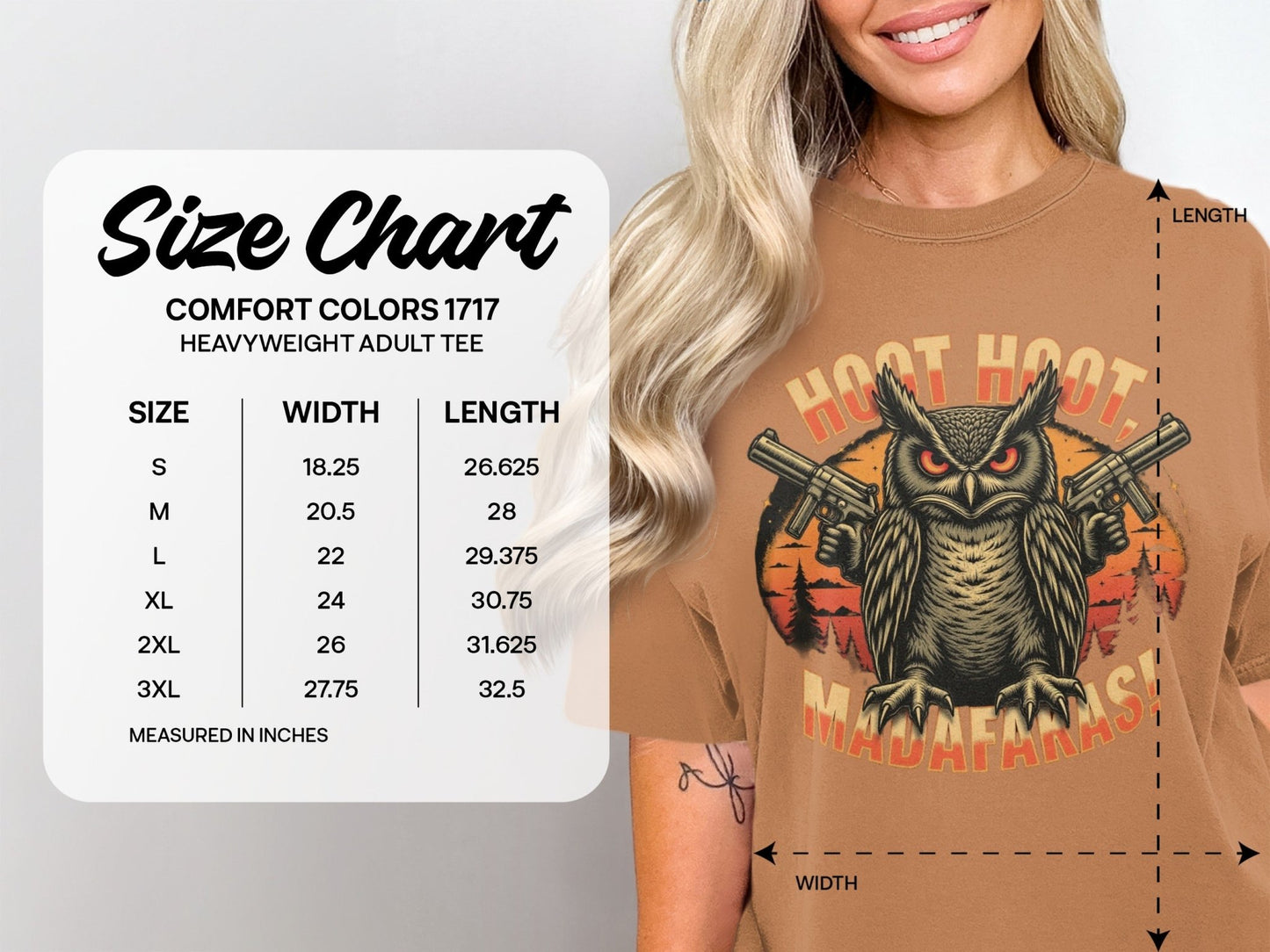 Tee Shirt Owl Gangster, Hoot Hoot Madafakas Funny T-Shirt, Cool Owl Tee, Owl T-Shirt With Guns, Animal T-Shirt, Unique Graphic Tee - IconVexa