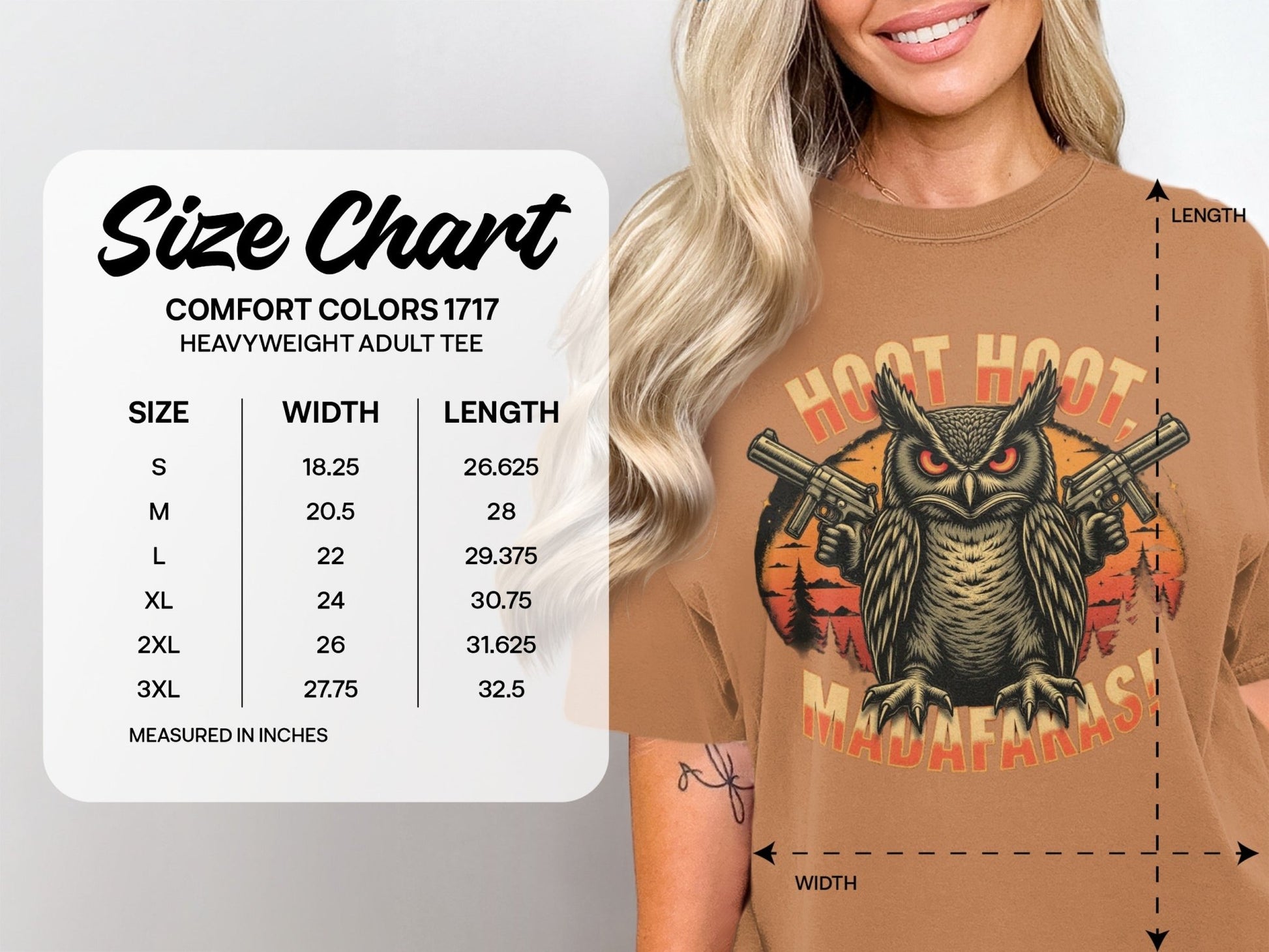 Tee Shirt Owl Gangster, Hoot Hoot Madafakas Funny T-Shirt, Cool Owl Tee, Owl T-Shirt With Guns, Animal T-Shirt, Unique Graphic Tee - IconVexa