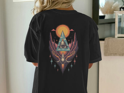 Third Eye T-Shirt, Spiritual T-Shirt, Celestial T-Shirt, Vision Tee, All Seeing Eye Shirt, Unisex T-Shirt, Trendy Shirt, Gift for Her - IconVexa