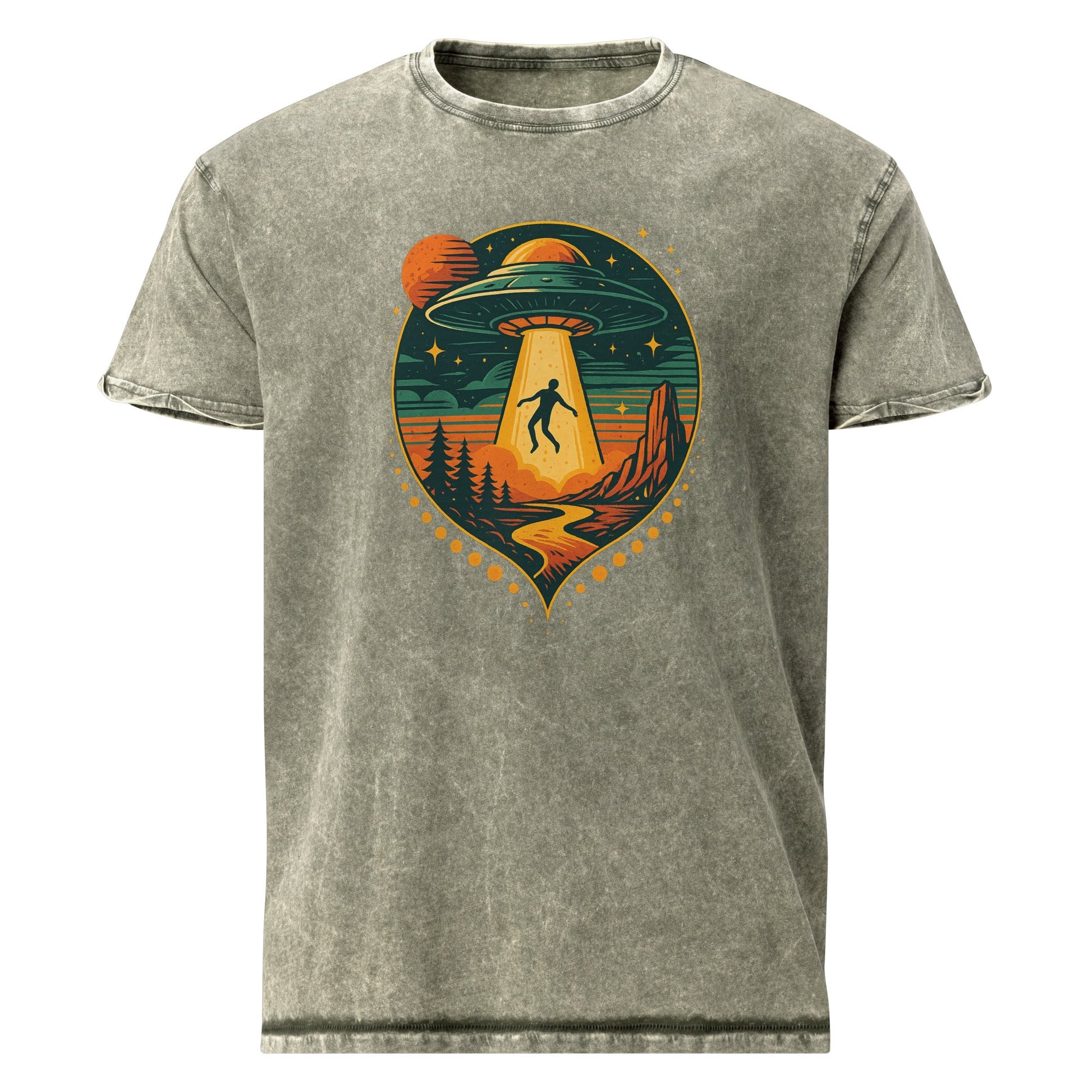 UFO Abduction Tee | Retro Sci - Fi Shirt | Alien Encounter Space Graphic Tee - IconVexa