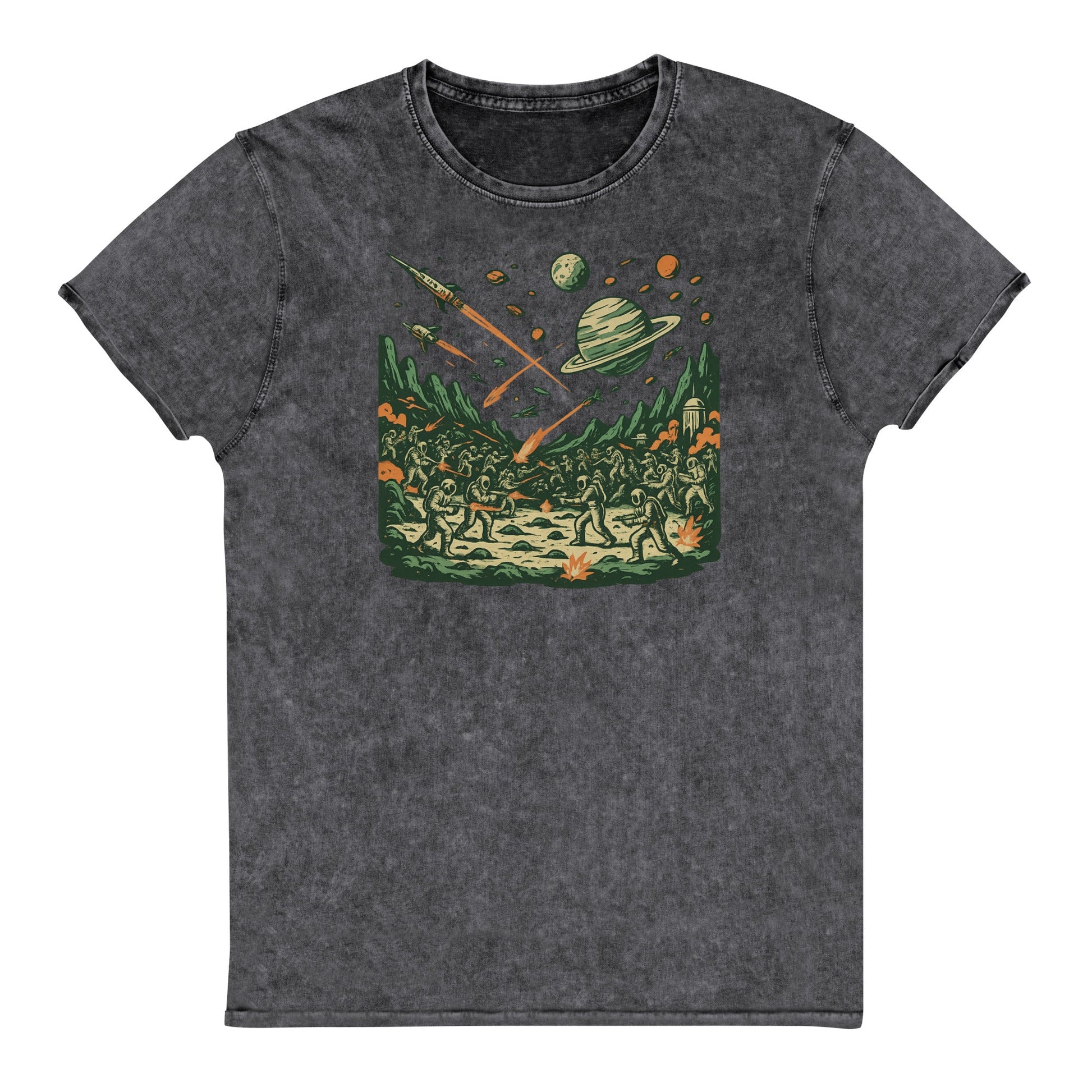 Alien Invasion Graphic Tee | Outer Space Shirt | Retro Sci - Fi Streetwear - IconVexa
