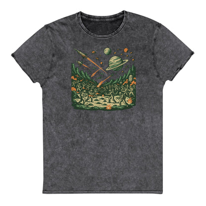 Alien Invasion Graphic Tee | Outer Space Shirt | Retro Sci - Fi Streetwear - IconVexa