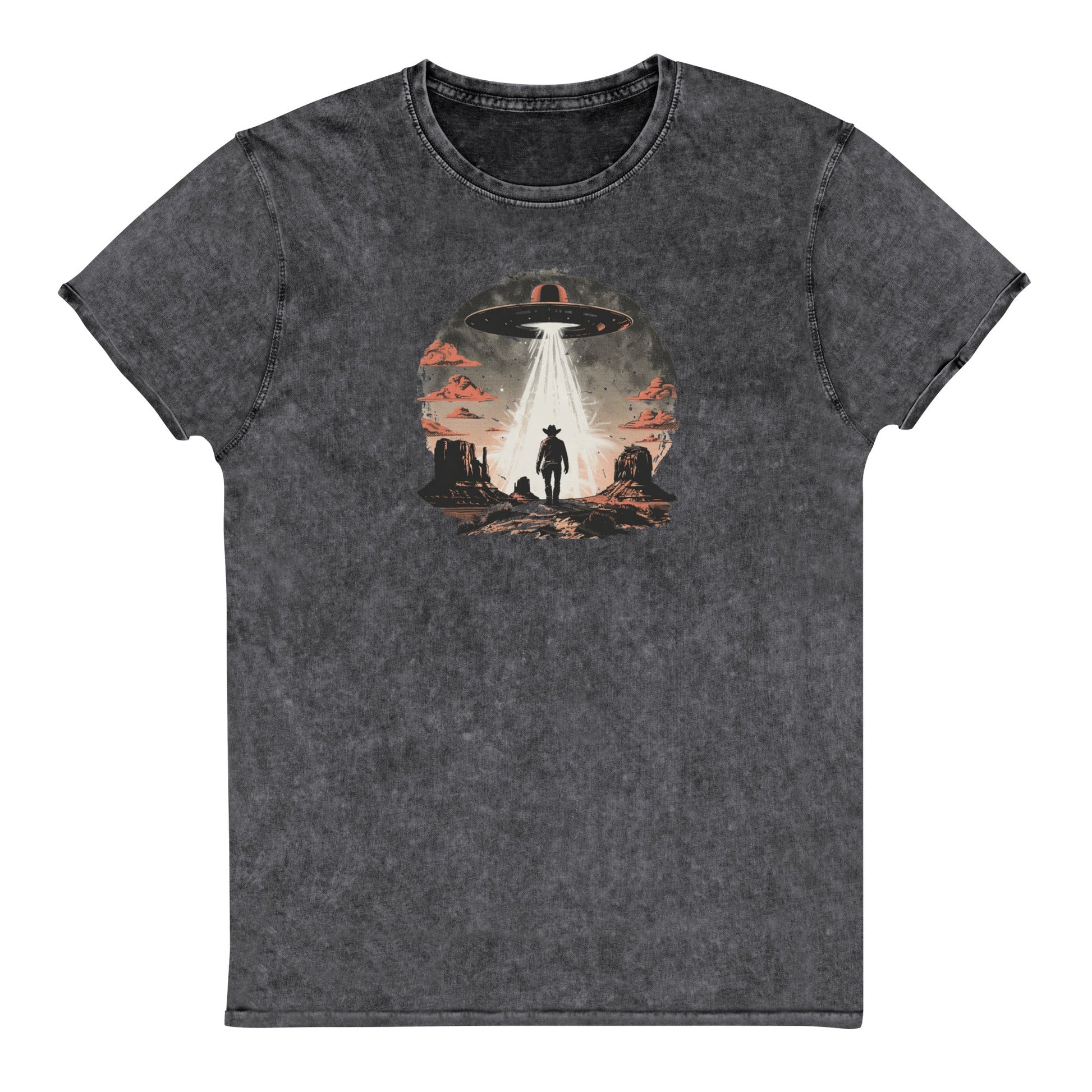 UFO Abduction T-Shirt | Vintage Alien Tee | Retro Sci - Fi Graphic Shirt - IconVexa