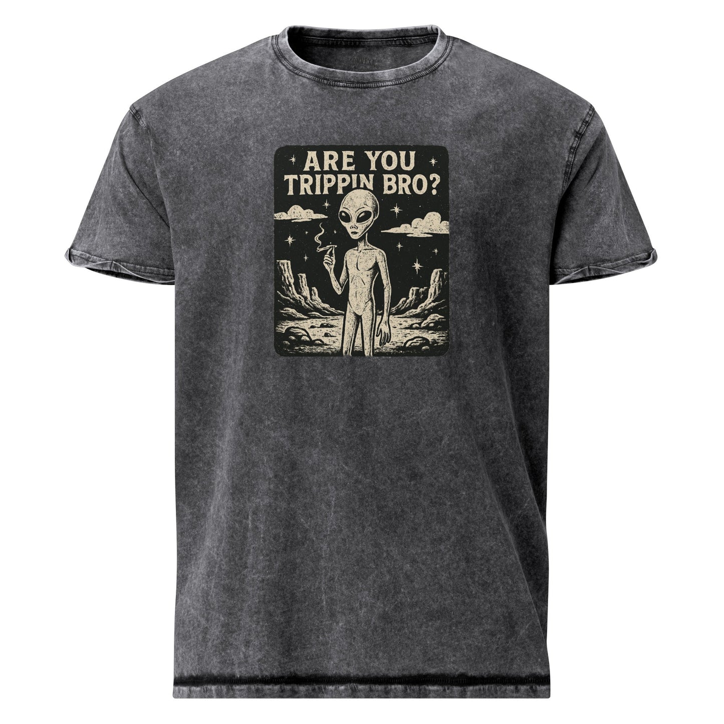 Are You Trippin Bro Shirt | Retro Alien Tee | Funny Space Sci - Fi Graphic T-Shirt - IconVexa