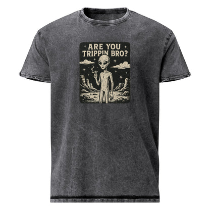 Are You Trippin Bro Shirt | Retro Alien Tee | Funny Space Sci - Fi Graphic T-Shirt - IconVexa