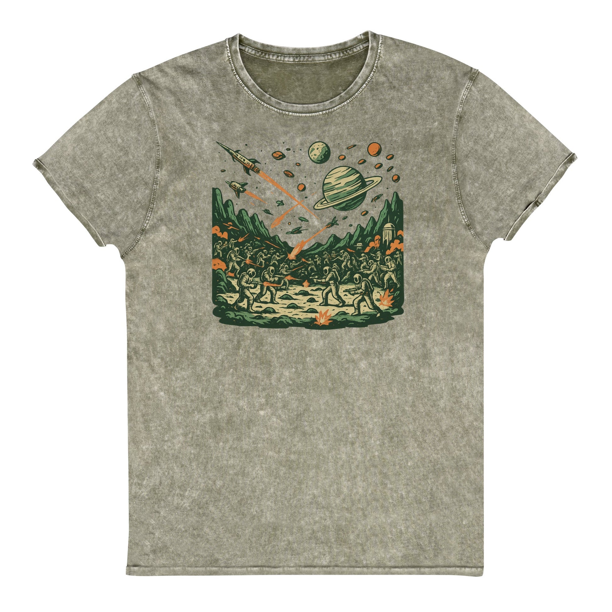 Alien Invasion Graphic Tee | Outer Space Shirt | Retro Sci - Fi Streetwear - IconVexa