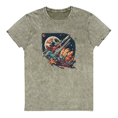 Space Rocket Launch Shirt | Retro Scifi Tee | Vintage Outer Space Vibes - IconVexa
