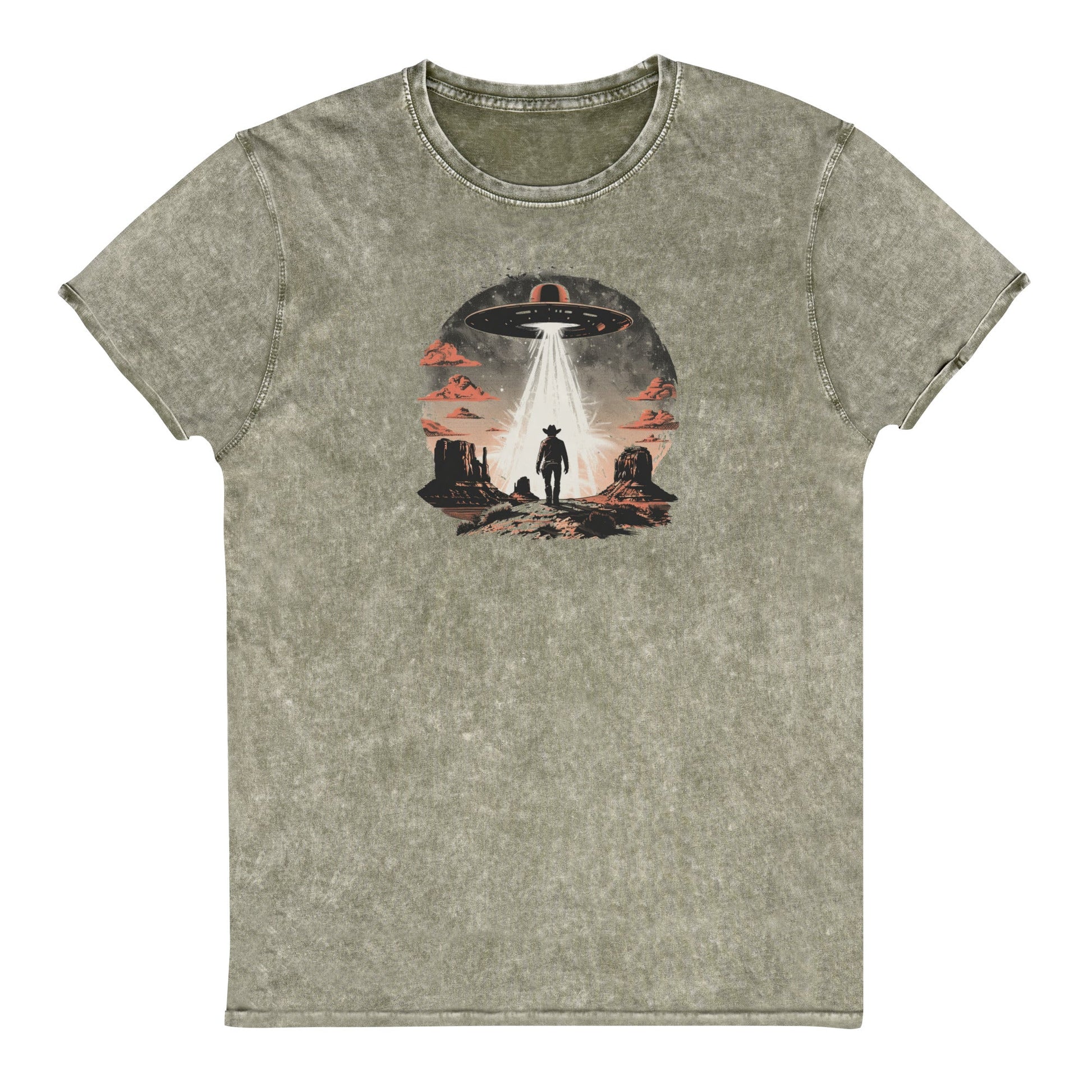 UFO Abduction T-Shirt | Vintage Alien Tee | Retro Sci - Fi Graphic Shirt - IconVexa