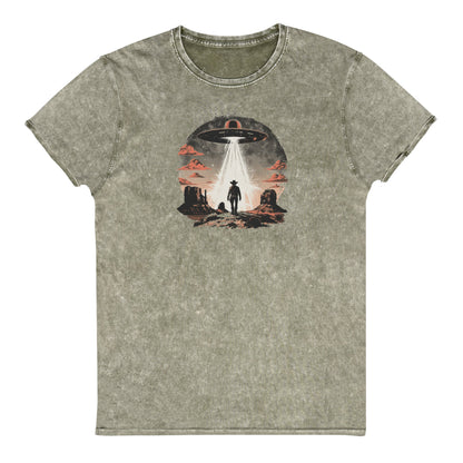 UFO Abduction T-Shirt | Vintage Alien Tee | Retro Sci - Fi Graphic Shirt - IconVexa