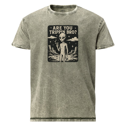 Are You Trippin Bro Shirt | Retro Alien Tee | Funny Space Sci - Fi Graphic T-Shirt - IconVexa