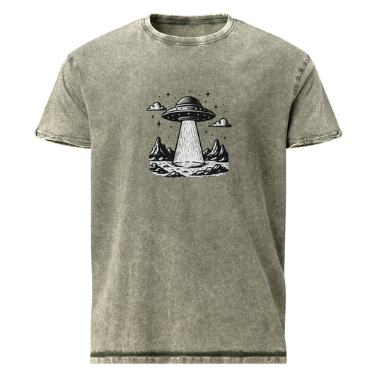UFO Abduction Shirt | Retro Sci - Fi Graphic Tee | Space Theme Gift - IconVexa